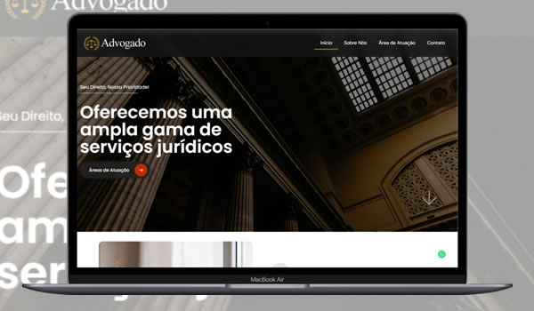 Cod.095 - Site Para Advogados 100% Editável Portal Dos Scripts | Os Melhores Scripts Estão Aqui!