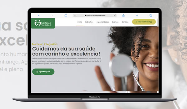 Cod.108 - Template Site Para Clínicas 100% Editável Portal Dos Scripts | Os Melhores Scripts Estão Aqui!