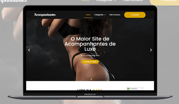 Cod.107 - Template Site Acompanhante De Luxo Editável Portal Dos Scripts | Os Melhores Scripts Estão Aqui!