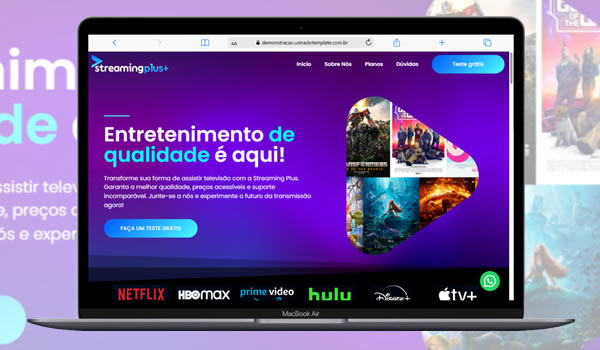 Cod.093 - Template Site IPTV 100% Editável Portal Dos Scripts | Os Melhores Scripts Estão Aqui!